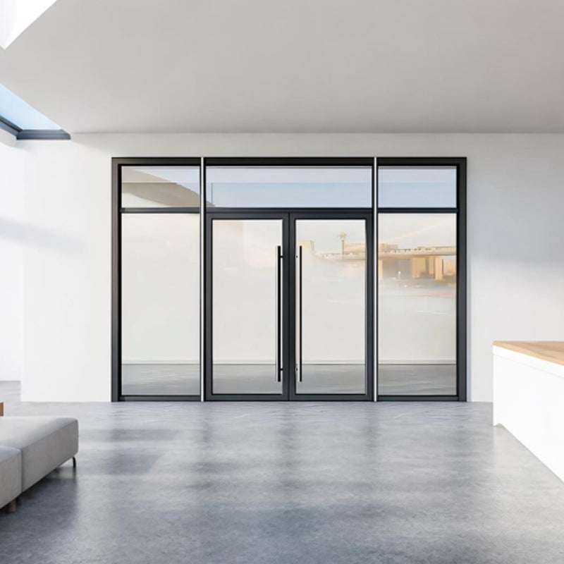 Tiandong Doors and Windows' Lizun 80 level door with embedded LED light strips and German Noto hinges, 2.0mm thickened aluminum anti-theft entrance door