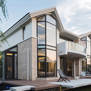 Tiandong Doors and Windows Pinshu 105 Passive Window with four glass and three chambers +64mm ultra-wide thermal insulation strip, German Vihagen hidden hinge, specially designed for extremely cold regions