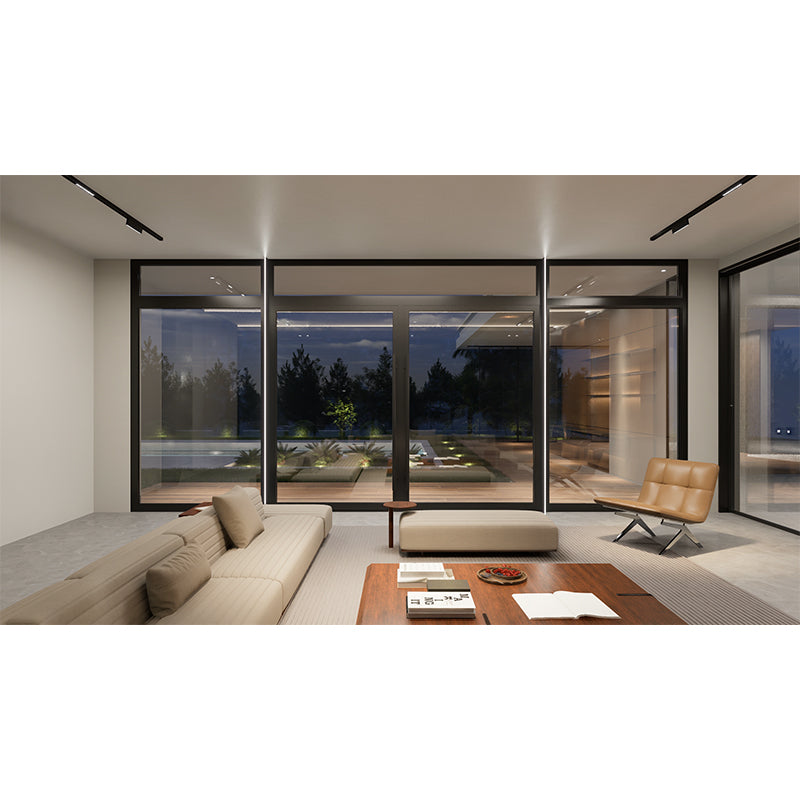 Tiandong Doors and Windows' Lizun 80 level door with embedded LED light strips and German Noto hinges, 2.0mm thickened aluminum anti-theft entrance door