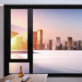 Tiandong Doors and Windows Pinshu 105 Passive Window with four glass and three chambers +64mm ultra-wide thermal insulation strip, German Vihagen hidden hinge, specially designed for extremely cold regions