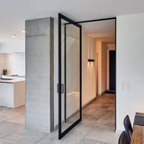 Tian Dong Doors and Windows Pinshu 110 Central Axis Door Panoramic 3.0mm thickened aluminum material 300kg pneumatic load-bearing Fushijie solid axis KOB electromagnetic lock