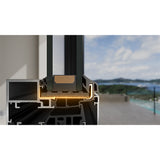 Tiandong Doors and Windows' Lizun Extreme 80 Hidden sash window, 2.5mm aviation aluminum narrow frame, panoramic view, German Vihagen hardware, uniform design both inside and out