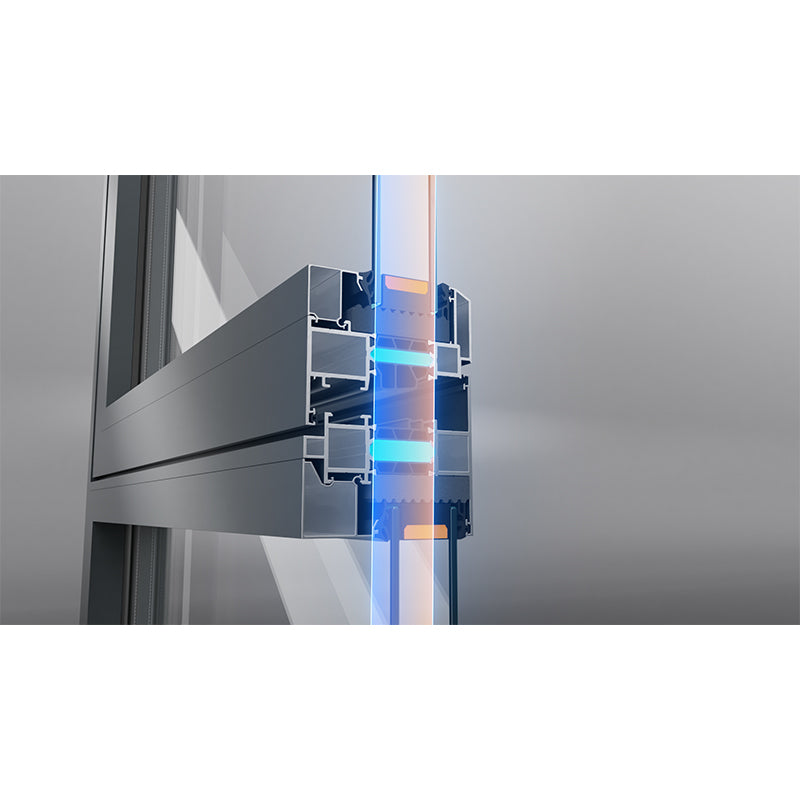 Tiandong Doors and Windows Pinshu Impression 90 Qiping System Window, German-style three-pane two-cavity, 35.3mm ultra-wide thermal insulation strip, Italian Saveo hardware, energy-saving and quiet