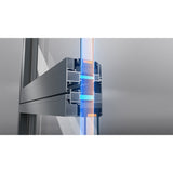 Tiandong Doors and Windows Pinshu Impression 90 Qiping System Window, German-style three-pane two-cavity, 35.3mm ultra-wide thermal insulation strip, Italian Saveo hardware, energy-saving and quiet