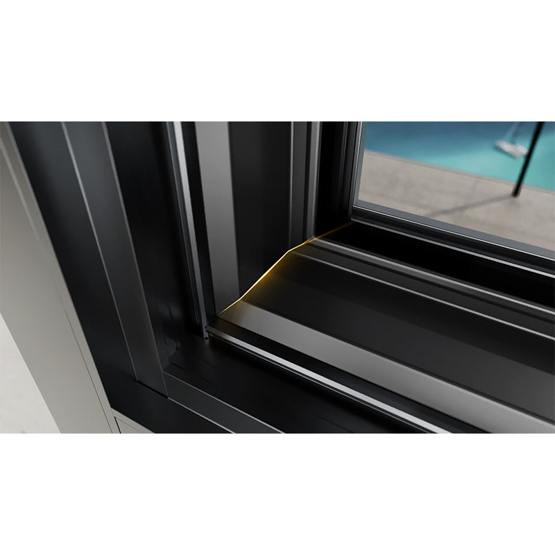 Tiandong Doors and Windows' Lizun Extreme 80 Hidden sash window, 2.5mm aviation aluminum narrow frame, panoramic view, German Vihagen hardware, uniform design both inside and out