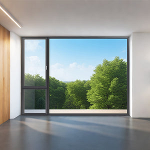 Tiandong Doors and Windows' Lizun Extreme 80 Hidden sash window, 2.5mm aviation aluminum narrow frame, panoramic view, German Vihagen hardware, uniform design both inside and out