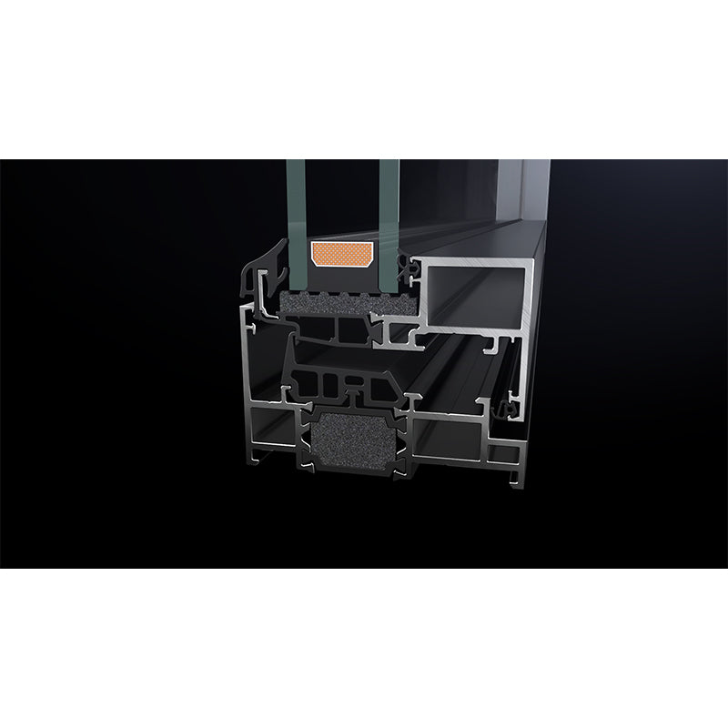 Tiandong Doors and Windows' Lizun Extreme 80 Hidden sash window, 2.5mm aviation aluminum narrow frame, panoramic view, German Vihagen hardware, uniform design both inside and out